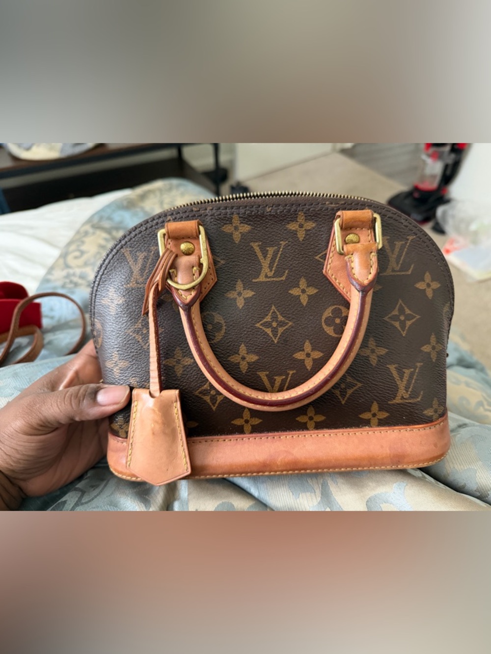 Vintage Louis Vuitton Alma bb Monogram Dome Satchel